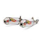 Pro Circuit T-6 Stainless Steel Dual Slip-On Silencers (example)