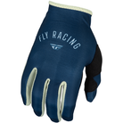 Fly Racing Girl's Lite Gloves (2024) - Navy/Ivory